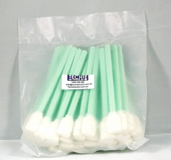 Lint-Free Green Cleaning Swabs